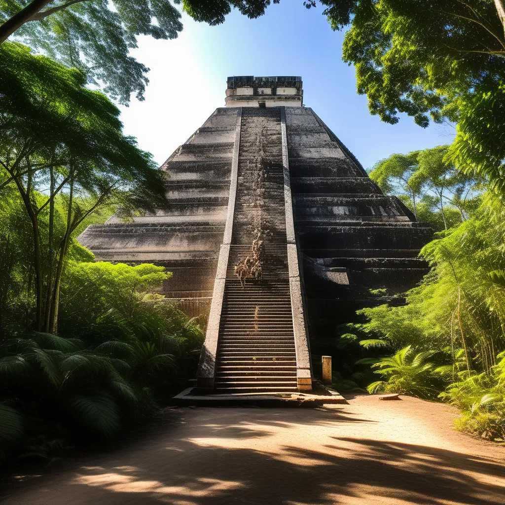 Pirámides de la cultura viva maya