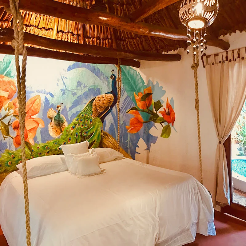 Cabaña Maya en Xibalbá