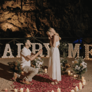 Pedida de mano, fotos y decoración.